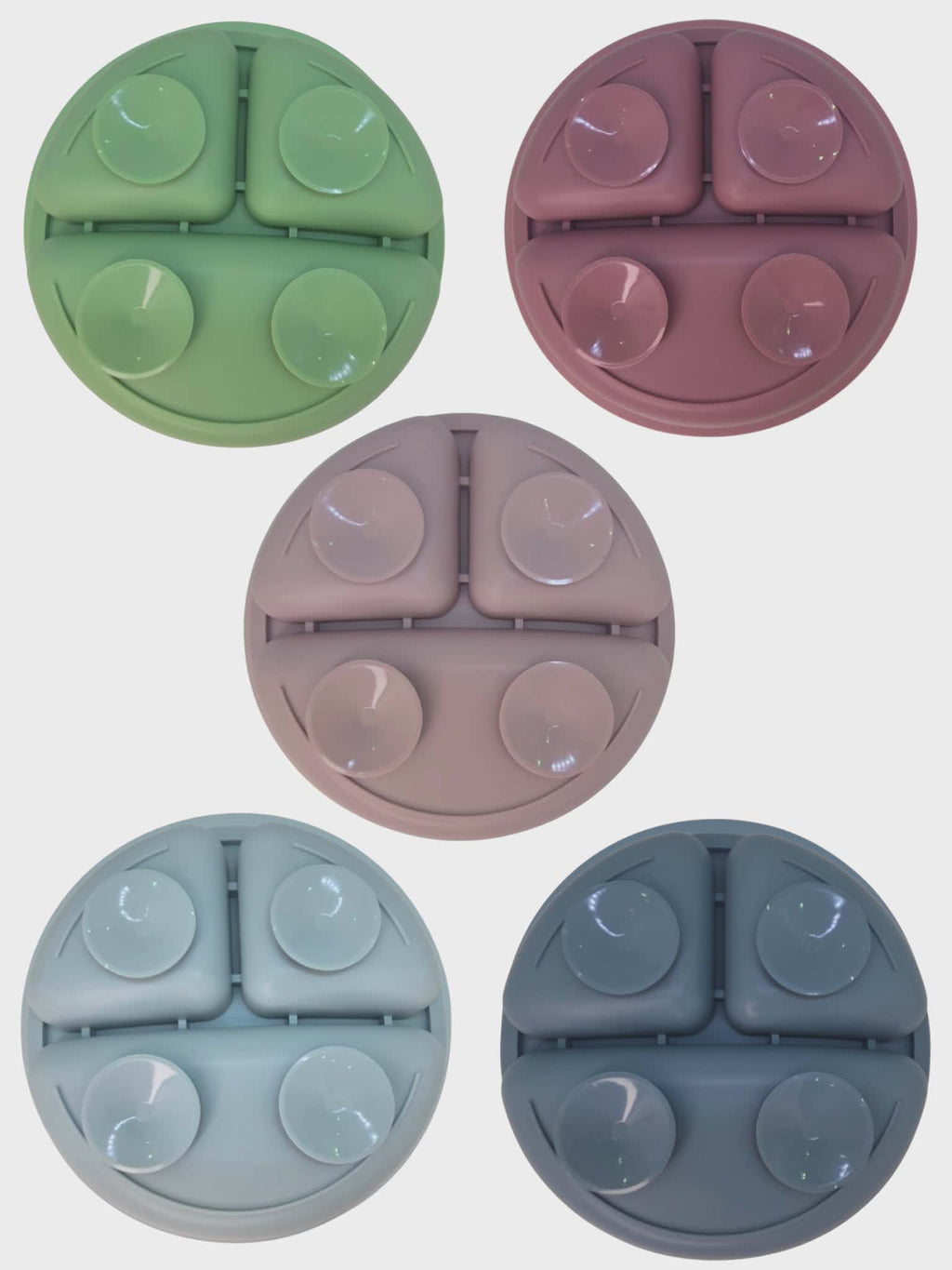 Assiettes de silicone