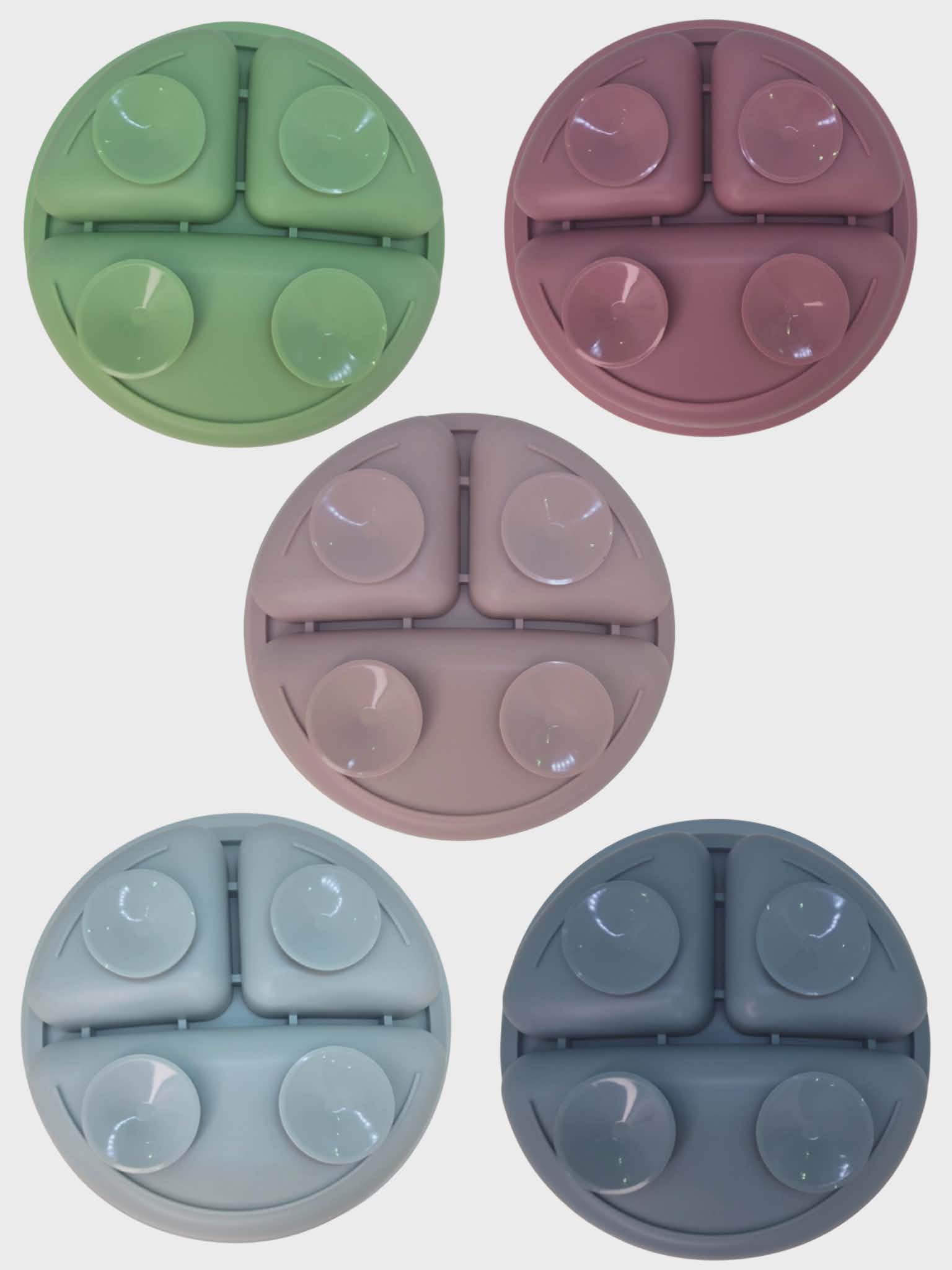 Assiettes de silicone