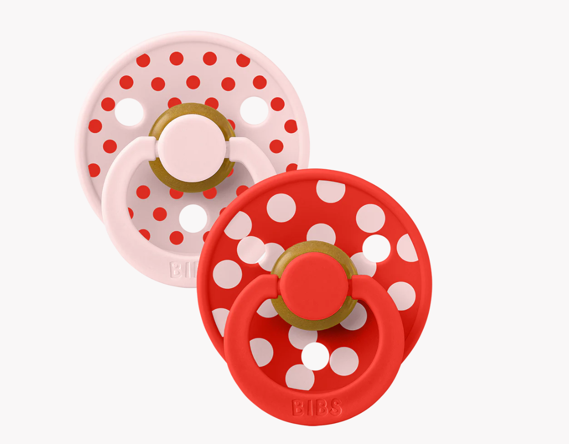 Suce Bibs - Blossom/Candy Apple Taille 2 (6+ mois) PAQUET DE 2