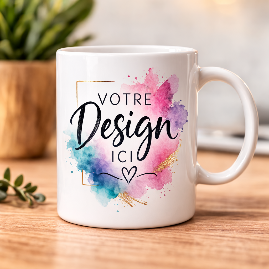 Tasse en céramique 11 oz personnalisable