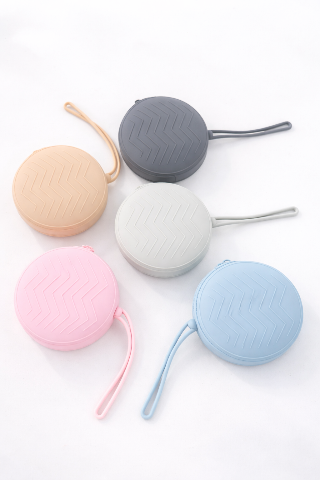Pochette ronde multifonction en silicone
