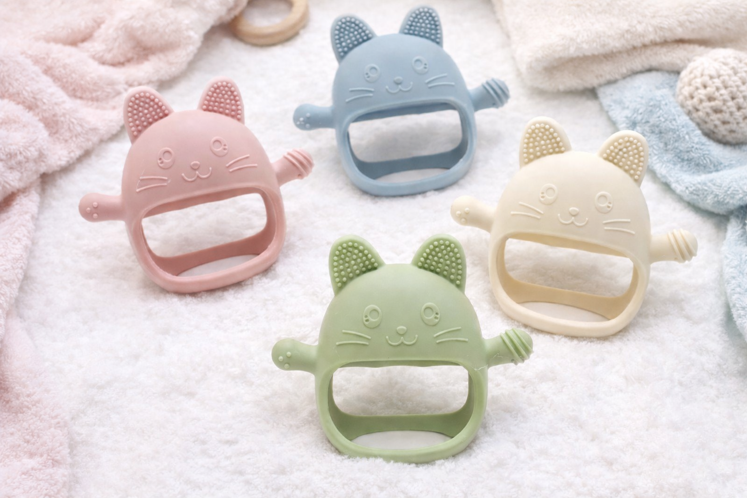 Mitaine de dentition chat