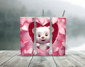 Tumbler 20 oz - ourson coeur