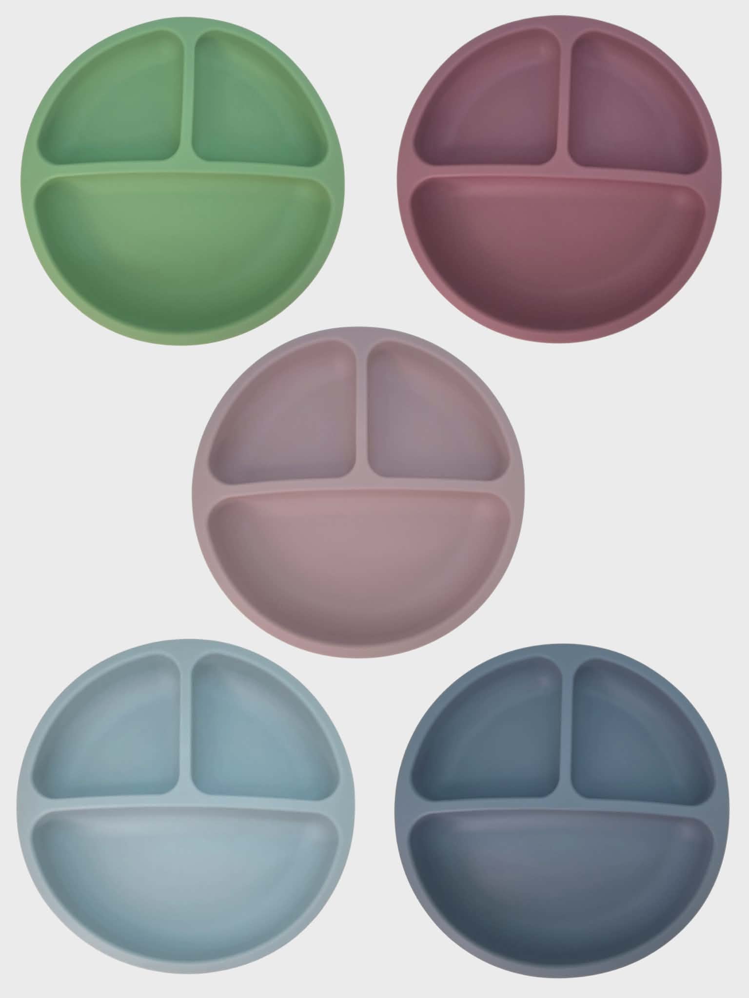 Assiettes de silicone